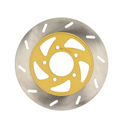 Remschijf DMP 220mm RVS – Gilera Runner / NRG / Skipper 125 / Sportcity One / Stalker – Voorzijde 5-gaats
