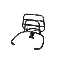 Achterdrager Opklapbaar Glans Zwart – DMP Vespa Primavera / Sprint