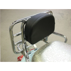 Rugkussen Zwart – Voor Achterdrager Vespa LX / S / Primavera / Sprint | Made in EU