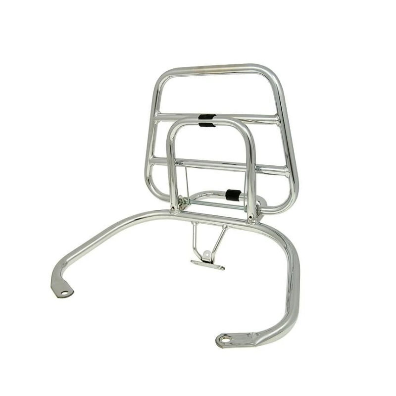 Regia Achterdrager Opklapbaar Chroom – Vespa LX / LXV / S (Made in EU)