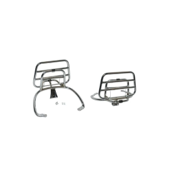 Regia Achterdrager Opklapbaar Chroom – Origineel Model Vespa Primavera / Sprint / Elettrica (Made in EU)