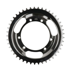 Achtertandwiel Puch Maxi S / N / X30 – 45 Tands – Chroom – 415 Ketting