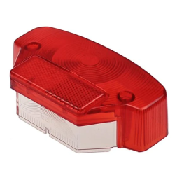 Achterlicht Glas Rieju RR/SPIKE vanaf 2001 – Compleet met montageplaat en fitting