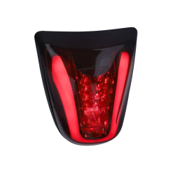 DMP LED Tube Achterlicht Smoke – Vespa Primavera / Sprint na 2018 – Mat Zwart – E-Keur