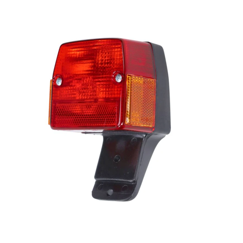 Achterlicht Groot op Voet – Puch Macho / Maxi – Zwart – Made in EU