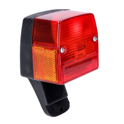 Achterlicht Groot op Voet – Puch Macho / Maxi – Zwart – Made in EU
