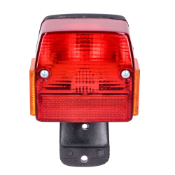 Achterlicht Groot op Voet – Puch Macho / Maxi – Zwart – Made in EU