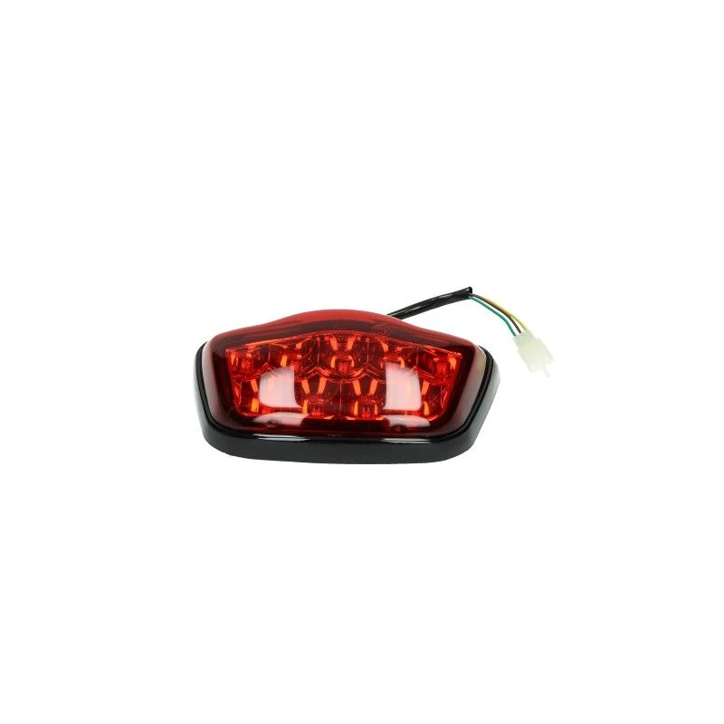 LED Achterlicht Rood/Smoke – Zwarte Rand – AGM VX50 / Riva / China LX Modellen