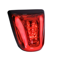 Achterlicht DMP LED Tube – Vespa Primavera / Sprint – Zwart Glans / Rood Glas – E-Keur
