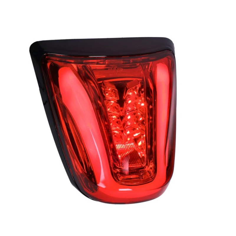 Achterlicht DMP LED Tube – Vespa Primavera / Sprint – Zwart Glans / Rood Glas – E-Keur