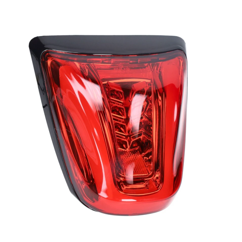 Achterlicht DMP LED Tube – Vespa Primavera / Sprint – Zwart Glans / Rood Glas – E-Keur