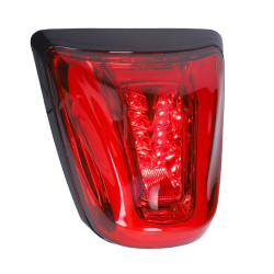 Achterlicht DMP LED Tube – Vespa Primavera / Sprint – Zwart Glans / Rood Glas – E-Keur