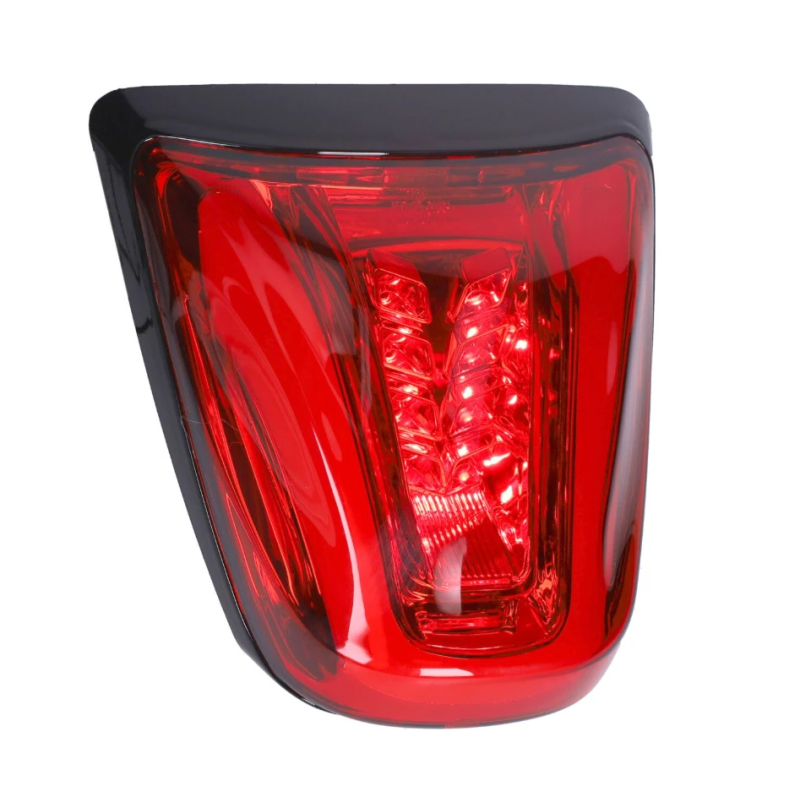 Achterlicht DMP LED Tube – Vespa Primavera / Sprint – Zwart Glans / Rood Glas – E-Keur