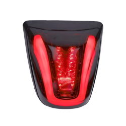 Achterlicht DMP LED Tube – Vespa Primavera / Sprint – Zwart Glans / Smoke – E-Keur – Vanaf 2018