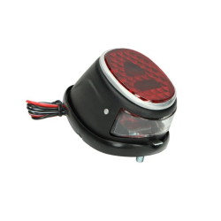 Achterlicht Classic Zwart – Puch Maxi N / S / DS / MS / MV / VS – Model Hella