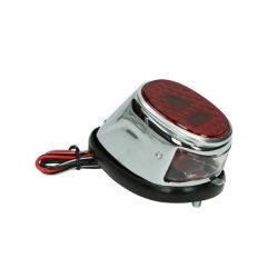 Achterlicht Classic Chroom – Puch Maxi N/S/DS/MS/MV/VS – Model Hella