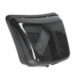 LED Tube Achterlicht Power1 – Vespa GTS Alle Modellen – Mat Zwarte Rand Smoke Glas