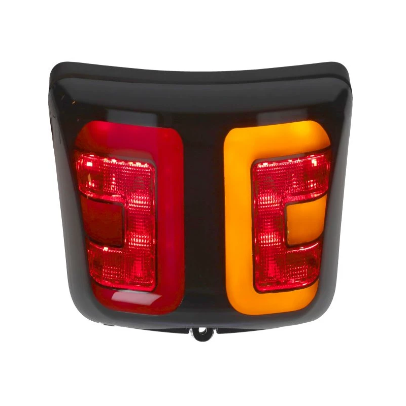 LED Tube Achterlicht Power1 – Vespa GTS Alle Modellen – Mat Zwarte Rand