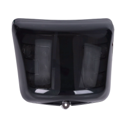 LED Tube Achterlicht Power1 – Vespa GTS Alle Modellen – Glans Zwarte Rand Smoke Glas