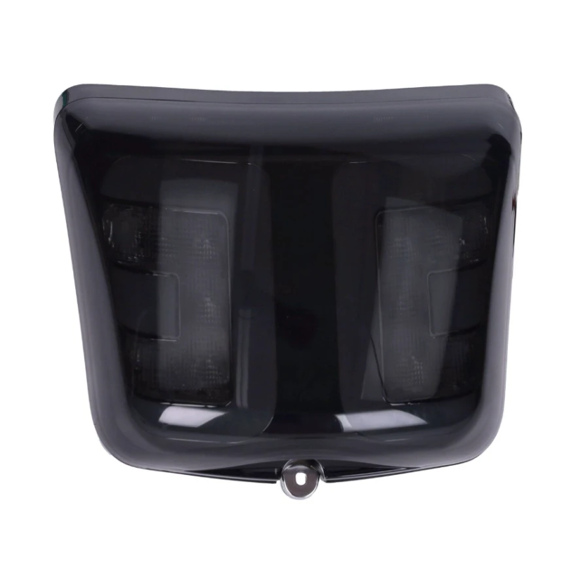 LED Tube Achterlicht Power1 – Vespa GTS Alle Modellen – Glans Zwarte Rand Smoke Glas