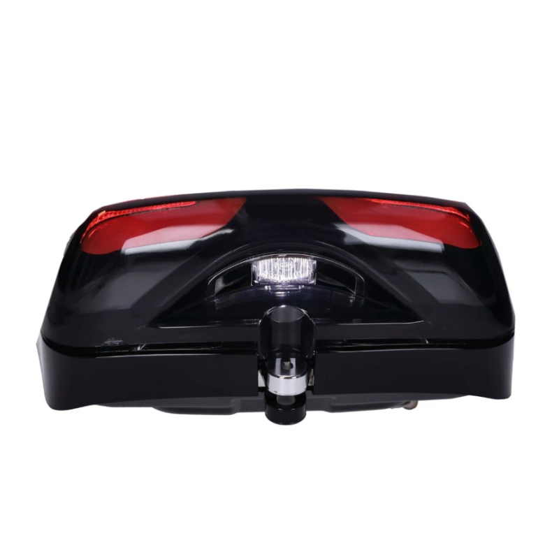 LED Tube Achterlicht Power1 – Vespa GTS Alle Modellen – Glans Zwarte Rand Smoke Glas