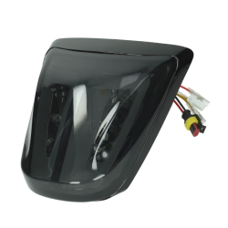Achterlicht Power1 LED Tube E‑keur Smoke / Glans Zwart – Vespa Primavera / Sprint