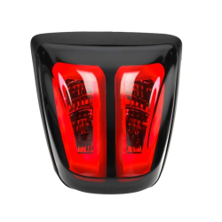 Achterlicht Power1 LED Tube E‑keur Smoke / Mat Zwart – Vespa Primavera / Sprint