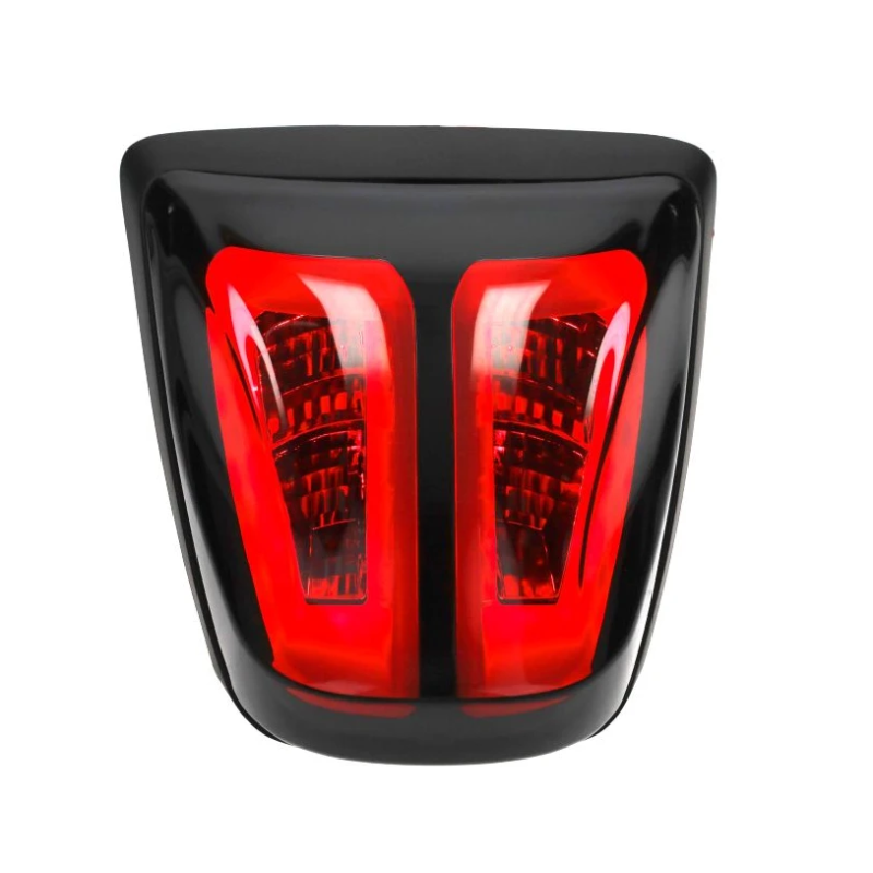 Achterlicht Power1 LED Tube E‑keur Smoke / Mat Zwart – Vespa Primavera / Sprint