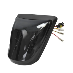 Achterlicht Power1 LED Tube E‑keur Smoke / Mat Zwart – Vespa Primavera / Sprint