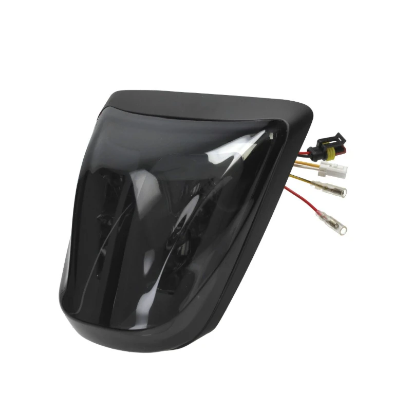 Achterlicht Power1 LED Tube E‑keur Smoke / Mat Zwart – Vespa Primavera / Sprint