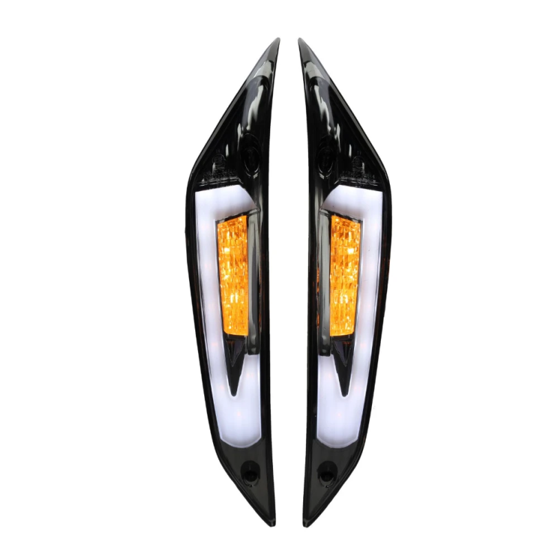 Knipperlichtset Power1 LED Matrix EVO-2 Tube Voorzijde Titanium Zip2000 E-Keur