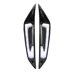 Knipperlichtset Power1 LED Matrix EVO-2 Tube Voorzijde Titanium Zip2000 E-Keur