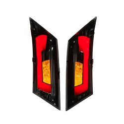 Knipperlichtset Power1 LED Matrix EVO-2 Tube Achterzijde Titanium Zip2000 E-Keur