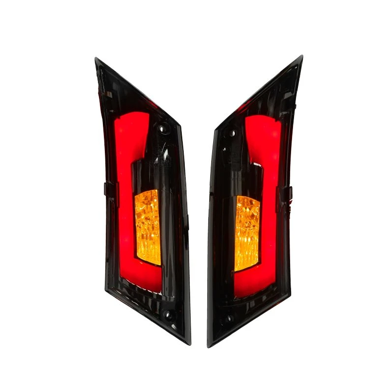 Knipperlichtset Power1 LED Matrix EVO-2 Tube Achterzijde Titanium Zip2000 E-Keur