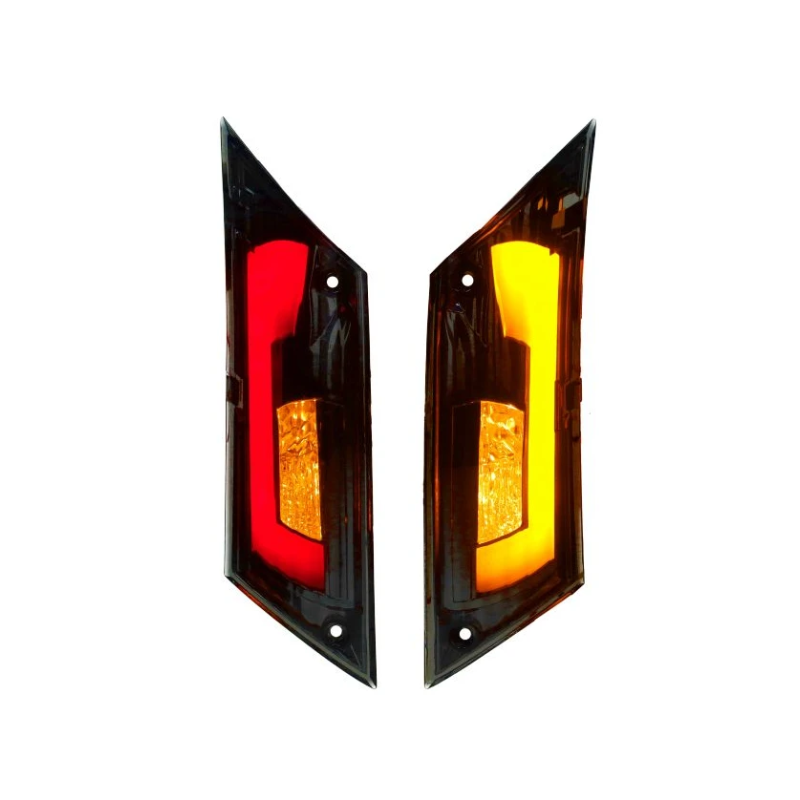 Knipperlichtset Power1 LED Matrix Titanium Achterzijde Piaggio Zip2000 | Plug & Play