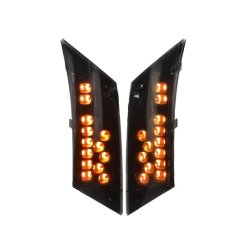 DMP LED Knipperlichtset Achterzijde Smoke Piaggio Zip 2000 | Audi Look