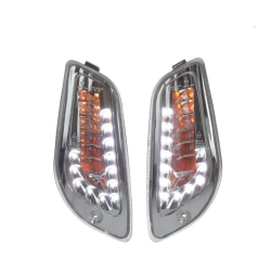 Knipperlichtset Voorzijde Power1 LED Audi Look Dagrijverlichting | Vespa LX / LXV / S