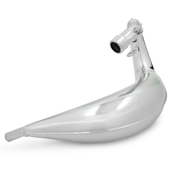 Uitlaat Voca 50/70 Chromed Cross Zwart Rieju MRT