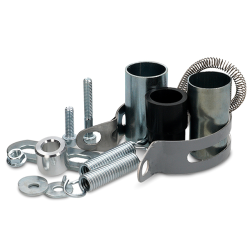 Uitlaat Voca 50/70 Chromed Cross Zwart Rieju MRT