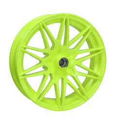 Velgenset Zip Fluo Geel Oversize Fast-Arrow (Incl. montagematerialen + verlengde vorkpoten)