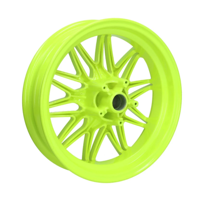 Velgenset Zip Fluo Geel Oversize Fast-Arrow (Incl. montagematerialen + verlengde vorkpoten)