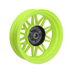 Velgenset Zip Fluo Geel Oversize Fast-Arrow (Incl. montagematerialen + verlengde vorkpoten)