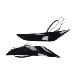 Knipperlichtset Voor LED Sport Piaggio Zip2000 – Smoke – DMP Evo‑1