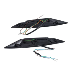 Knipperlichtset Voor LED Sport Piaggio Zip2000 – Smoke – DMP Evo‑1