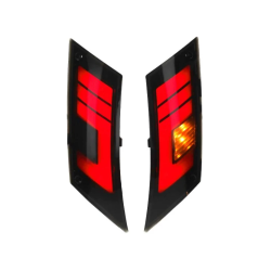 Knipperlichtset Achter LED Sport Piaggio Zip2000 – Smoke – DMP Evo‑1