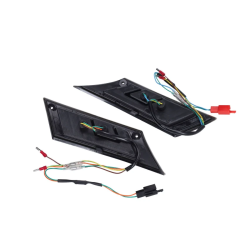 Knipperlichtset Achter LED Sport Piaggio Zip2000 – Smoke – DMP Evo‑1