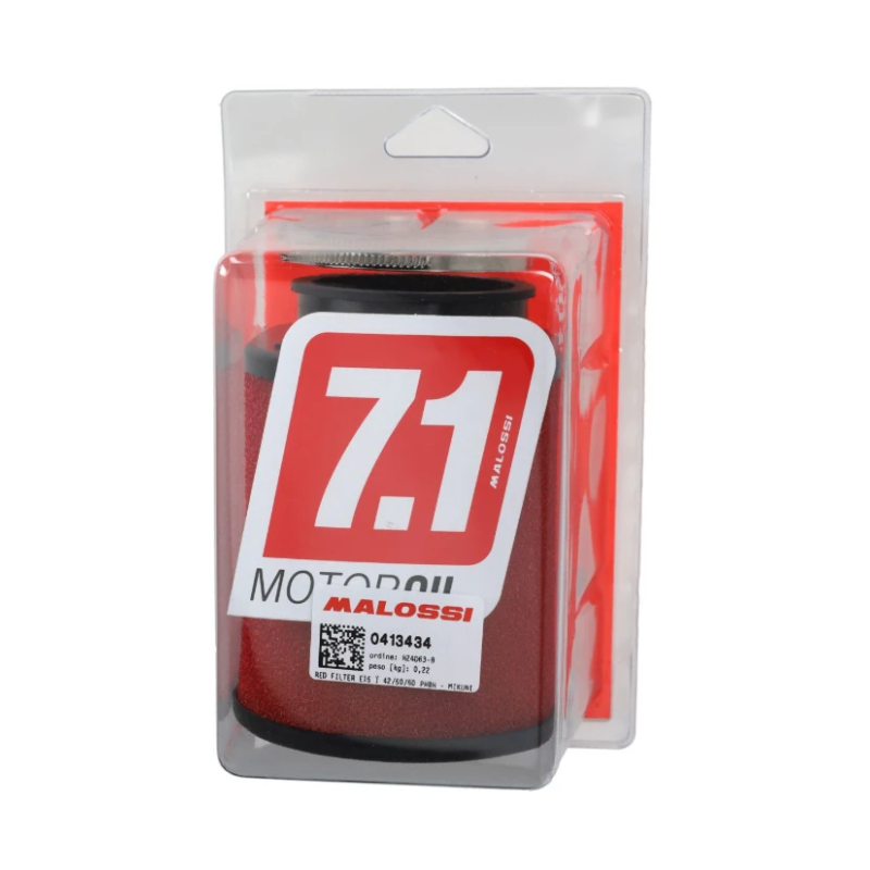 Malossi Luchtfilter E15 Ovaal Recht 42/50/58.5mm