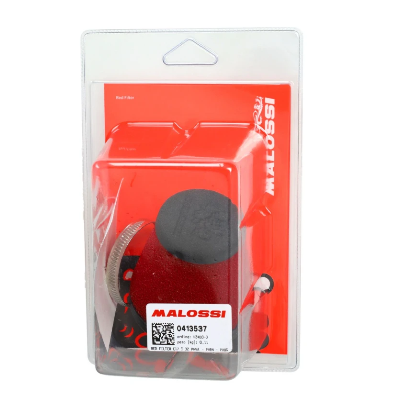 Malossi Luchtfilter E17 Conisch Recht 32/38mm