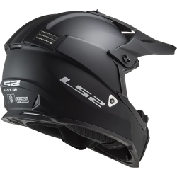 LS2 Fast II Solid MX708 Crosshelm – Mat Zwart