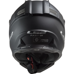 LS2 Fast II Solid MX708 Crosshelm – Mat Zwart